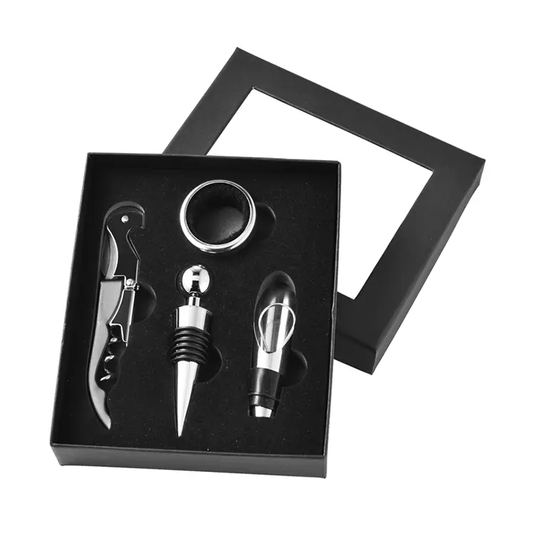 4pcs Wine Acsossesire Cardboard Box Wine Set